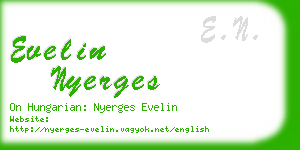 evelin nyerges business card